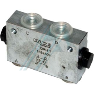 DRH double pilot operated check valve - Hidraflex