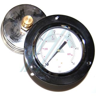 Manometer ø 100 dry 0-60 kg rear exit