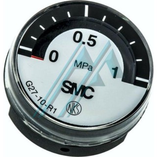 Manometer 0 - 10 Bar &Oslash; 26 Gewinde 1/16".