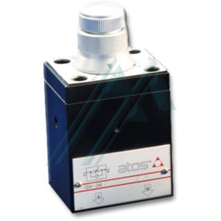 Válvula reguladora de caudal QV ATOS para montaje en placa, tamaño 06