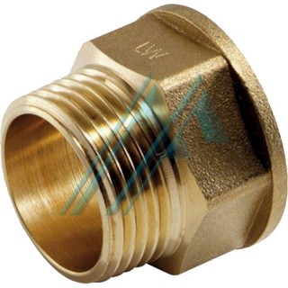 Prolongador macho 1/2" hembra 1" 1/4 de latón figura 246