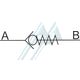 Check valves in line ADR