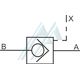 ADRL piloted in-line check valves