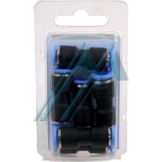 Blister PUC raccord instantané tube - tube Ø 10