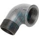 Codo gavanizado 90° macho 3/4" hembra 3/4" Figura 92
