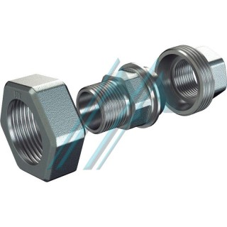 1 "1/4 male 1" 1/4 female galvanized detachable coupling Figure 341