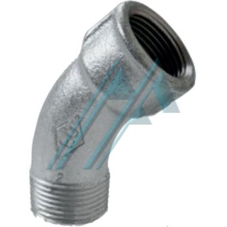 Galvanized elbow 45 ° male 3/4 "female 3/4" Figure 40