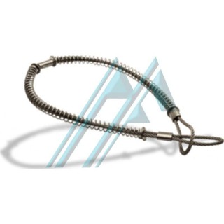 Cable de seguridad universal antilatigazo INOXIDABLE 1.000 mm &Oslash; 6 1"1/2-3"