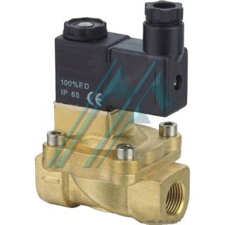 2-way 2-position solenoid valve 1/4 "thread N / C 110 V AC