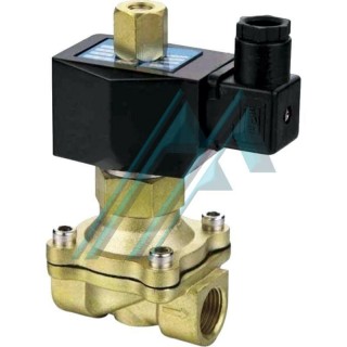 2-port 2-position solenoid valve 1/2 "NO 24 V AC thread