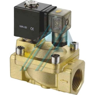 Elettrovalvola a 2 vie a 2 posizioni 1 "1/4 NC 24 V DC