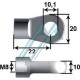 Металлическая анкерная проушина Ø 10 длина 22 мм резьба M6 для газовой пружины