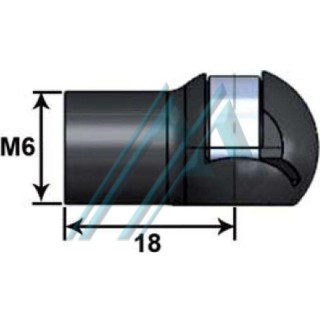 Kunststoff-Kugelgelenk Ø 10 lang 10 metrisch 6 für Gasfeder