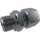 Straight fitting with 3/8" cylindrical BSP male thread for external Ø 12S mm tube