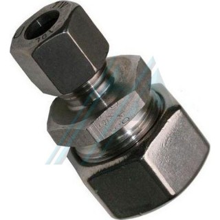 DIN 2353 reduction union tube Ø 10L to tube Ø 6L straight