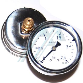 Pressure gauge ø 63 dry 0-2.5 kg rear exit