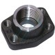 Against flat flange without gasket 1" 3000 PSI