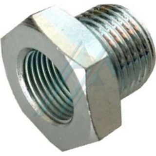 Riduzione della filettatura da 1/2" BSP maschio a 3/8" BSP femmina