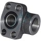 SAE 90° elbow flange with female thread 1" 1/4 3000 PSI Ø 50,8