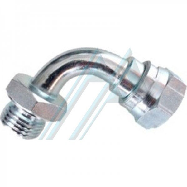 Adaptador curvo a 90° rosca macho 3/8 rosca hembra 3/8 - Hidraflex