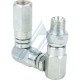 Rótula triple para grasa rosca macho 1/4" NPT a hembra 1/4" NPT