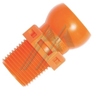Raccordo per lancia filettata Loc line filettato 3/8" NPT