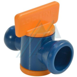 Loc line shut-off valve for 1/4" segments