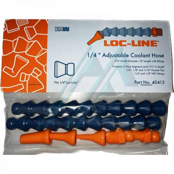 Loc-Line 32098 Total Flow Control Manifold - 1/2 Inch ID, 6 Piece Modular Hose Manifold For Air Or Coolant
