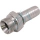 Raccord à sertir fixe mâle 1/8" BSP R1, R2 et 4SP Ø intérieur 3 mm