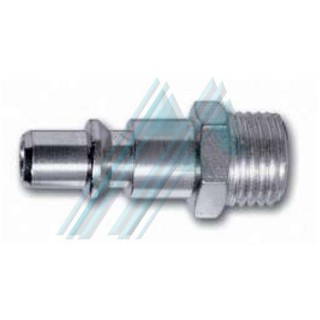 Universal quick coupling male thread 1/2".