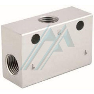 圧縮空気用回路選択弁 メネジ1/8"。