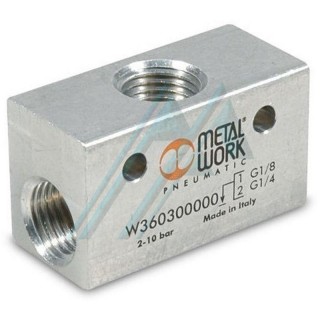 vanne de s&eacute;lection du circuit d'air comprim&eacute; &agrave; filetage femelle 1/4