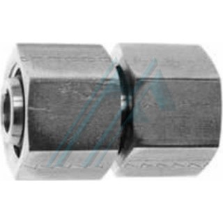 Fitting DIN 2353 female swivel union - female swivel metric thread M-18X150
