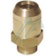 Brass fitting male thread 1/8" for polyurethane or polyamide pipe Ø 4X6 mm