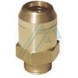 Brass male threaded fitting M-12X150 for polyurethane or polyamide pipe Ø 7X10 mm