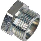 Bujão hexagonal métrico macho 24° cone para tubo Ø externo 12 mm série pesada