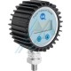 Vertical digital pressure gauge Ø 63 1/4" BSP from 0 to 600 Bar
