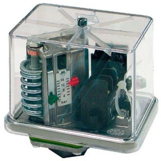 1/4" Adjustable Diaphragm Pressure Controller – NC Switch – Plastic/Stainless Steel