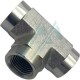 Te de estampación hembra fija roscas 1/8" BSP