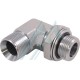 Forged elbow adapter 90° male orientable 1/4" BSP thread 60° seat