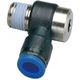 Push-in fitting POL conical thread