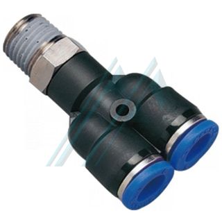 Push-in fitting PWT conical thread