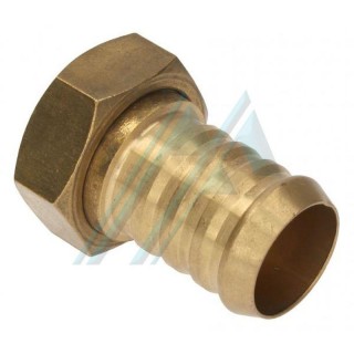用于软管内螺纹 1/2" BSP 的松螺母接头 用于软管内径 Ø 8 mm
