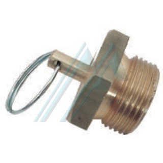 Valvola manuale di scarico caldaia filetto maschio M-22X150
