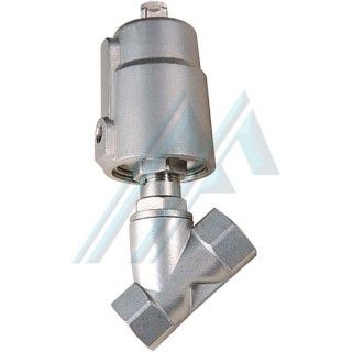 Schr&auml;gsitzventil Edelstahl Innengewinde 3/4"