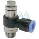 NSE-G flow regulator push-in fitting