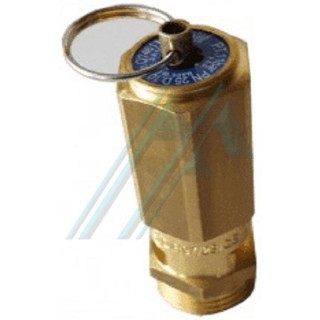 Soupape de s&eacute;curit&eacute; contre la surpression filetage m&acirc;le 3/8" &agrave; une pression de 12 bars