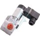 Watertight solenoid valve with 2-way 2-position base plate with plate with 1/4" female thread HAWE