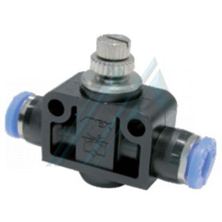 NSF flow regulator push-in fitting
