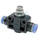 One-touch fittings for flow regulators NSF